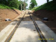 Bau des Gleisanschlusses Tłumaczów-Ścinawka - 5/5