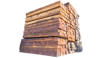 Holzschwellen und Weichenschwellen